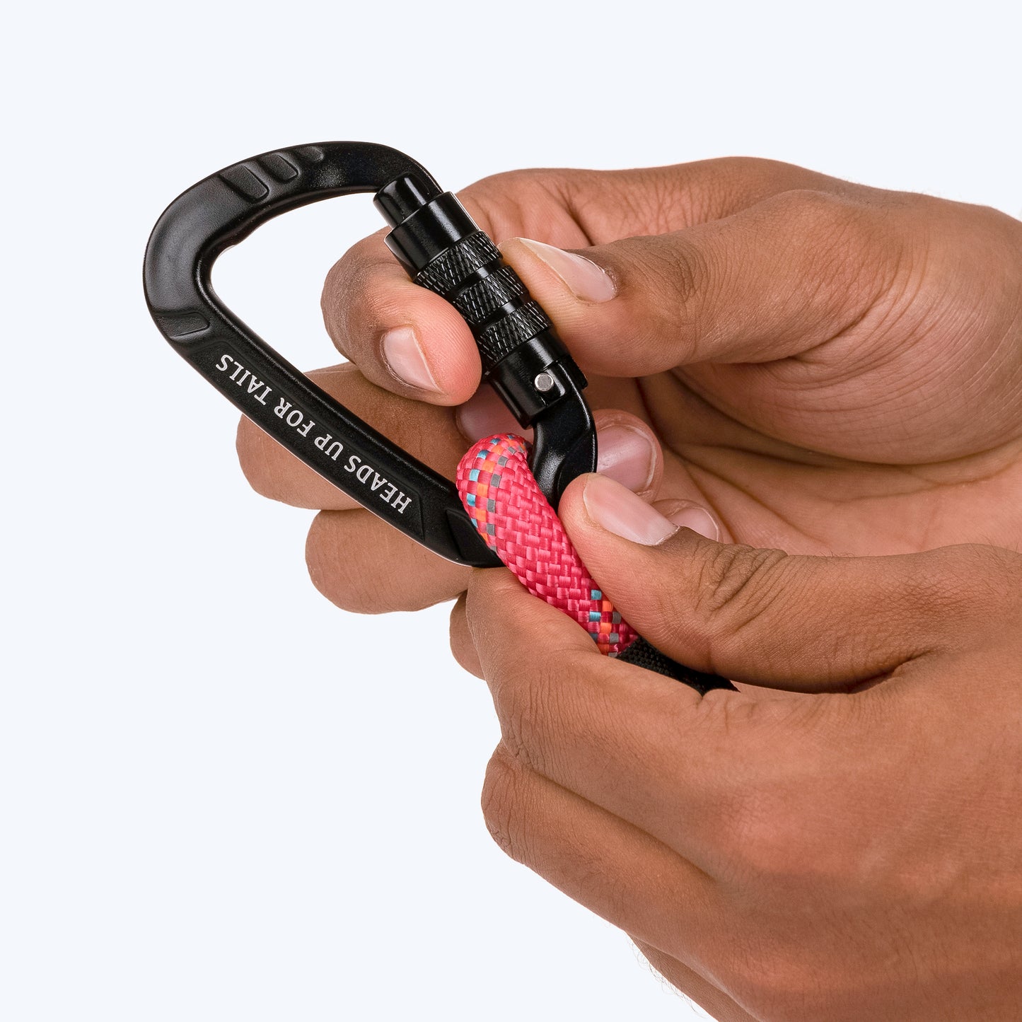 HUFT Rope Dog Leash With Carabiner - Magenta Pink_06