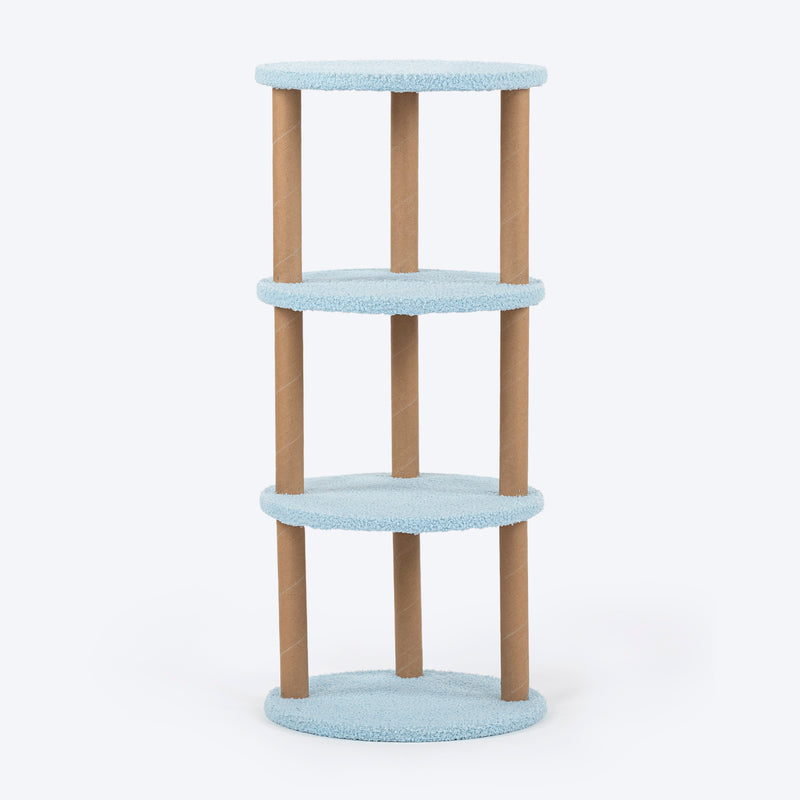 HUFT Meow Mansion Cat Tower For Cats - Grey - Heads Up For Tails