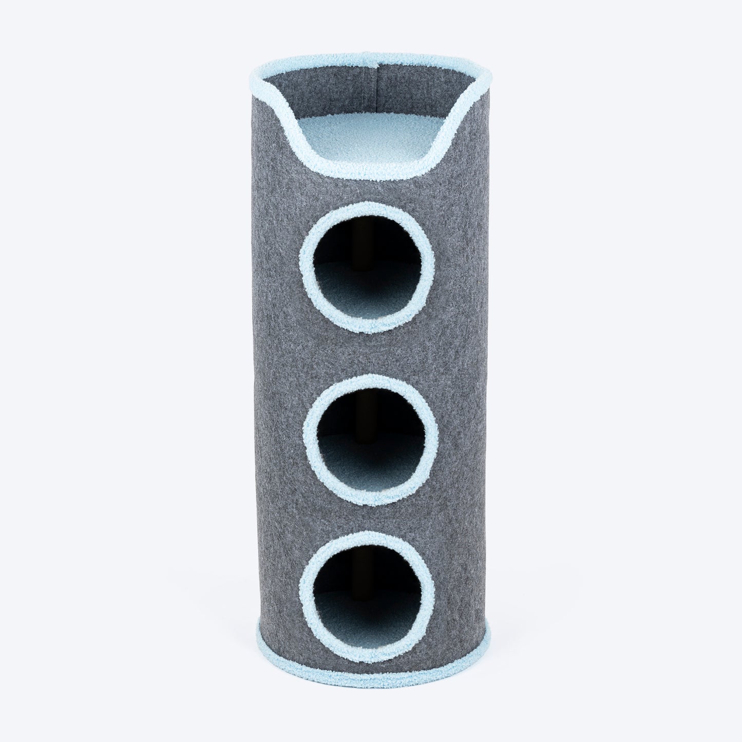 HUFT Meow Mansion Cat Tower For Cats - Grey - Heads Up For Tails