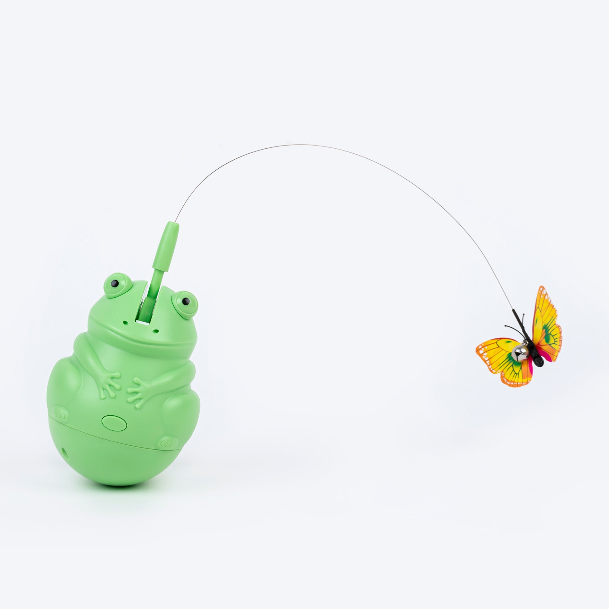 HUFT Butterfly Frenzy Interactive Toy For Cat - Green - Heads Up For Tails