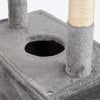 HUFT Pawfect Peak Multipurpose Cat Tree - Grey - Heads Up For Tails