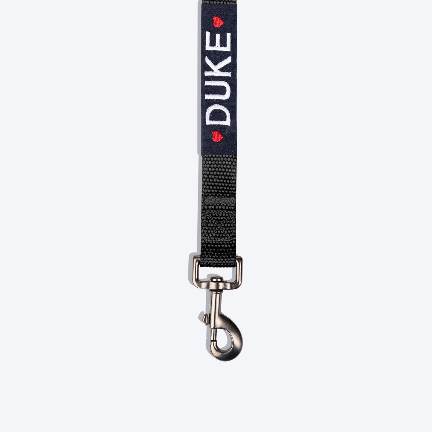 HUFT Personalised Basics Leash For Dog - Classic Black - Heads Up For Tails