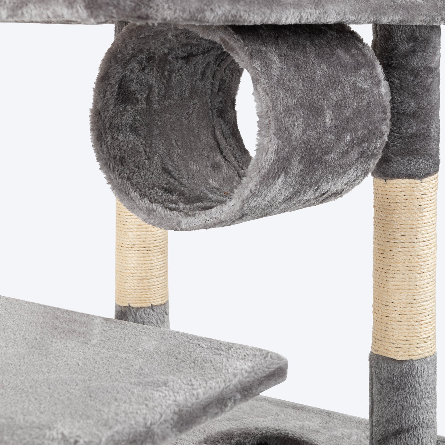 HUFT Pawfect Peak Multipurpose Cat Tree - Grey - Heads Up For Tails