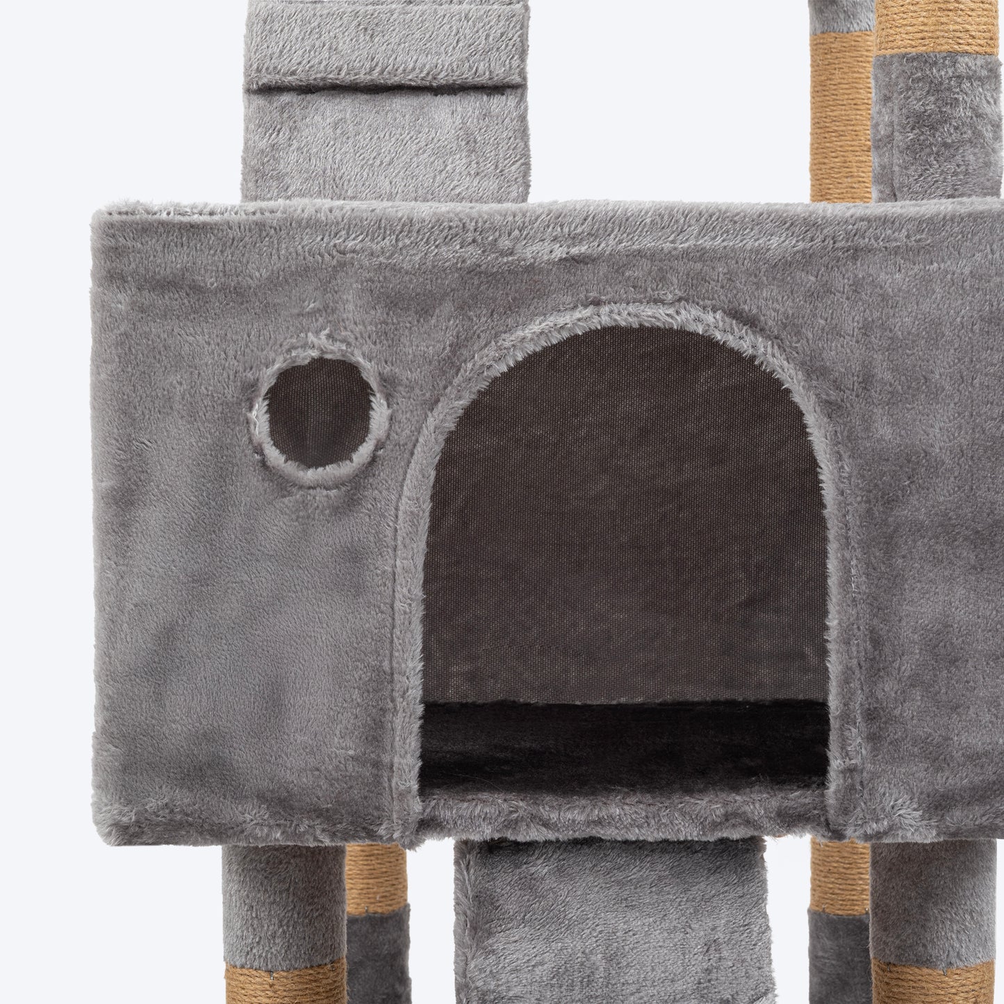 HUFT Catfinity Hub Multipurpose Cat Tree - Grey - Heads Up For Tails