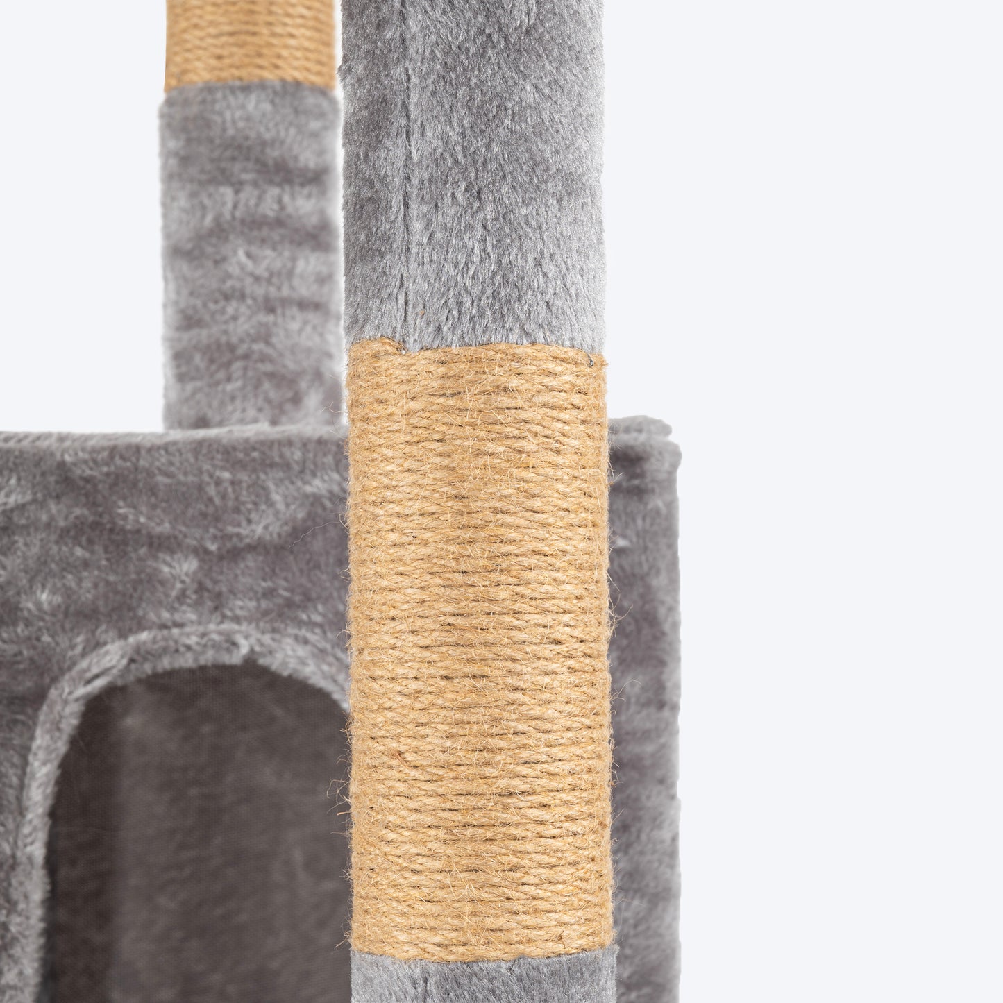 HUFT Catfinity Hub Multipurpose Cat Tree - Grey - Heads Up For Tails