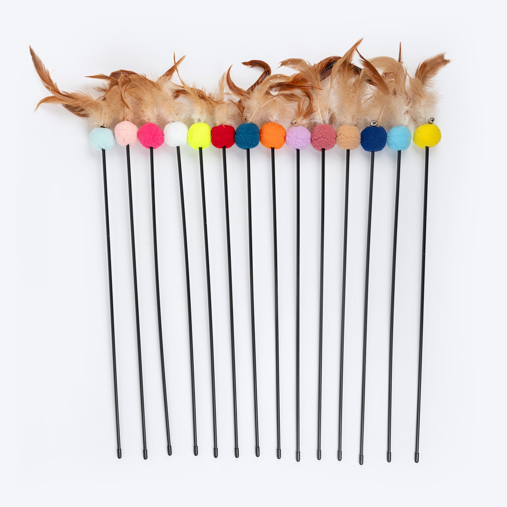 HUFT Softie Wand Toy For Cat - Assorted - Heads Up For Tails