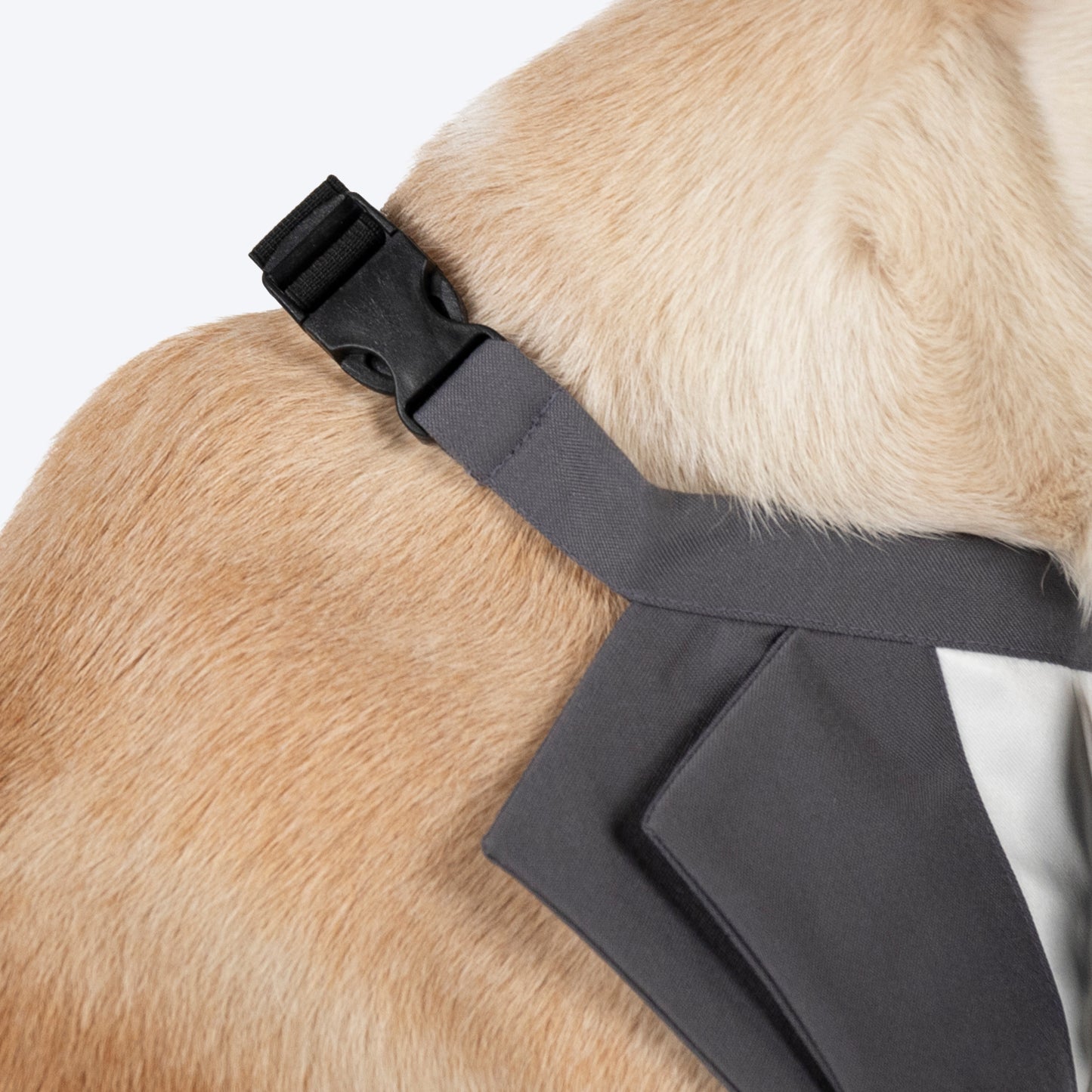 HUFT Pooch in a Suit Bandana For Dog - Grey - Heads Up For Tails