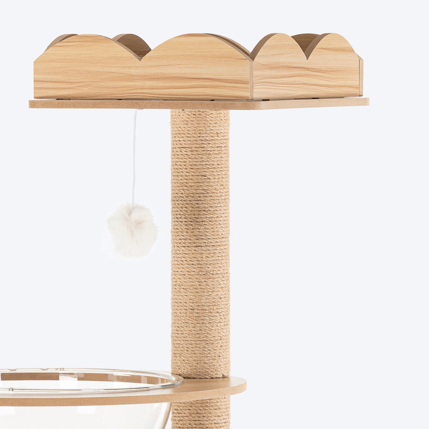 HUFT Woodsy Whiskers Multipurpose Cat Tree - Beige - Heads Up For Tails