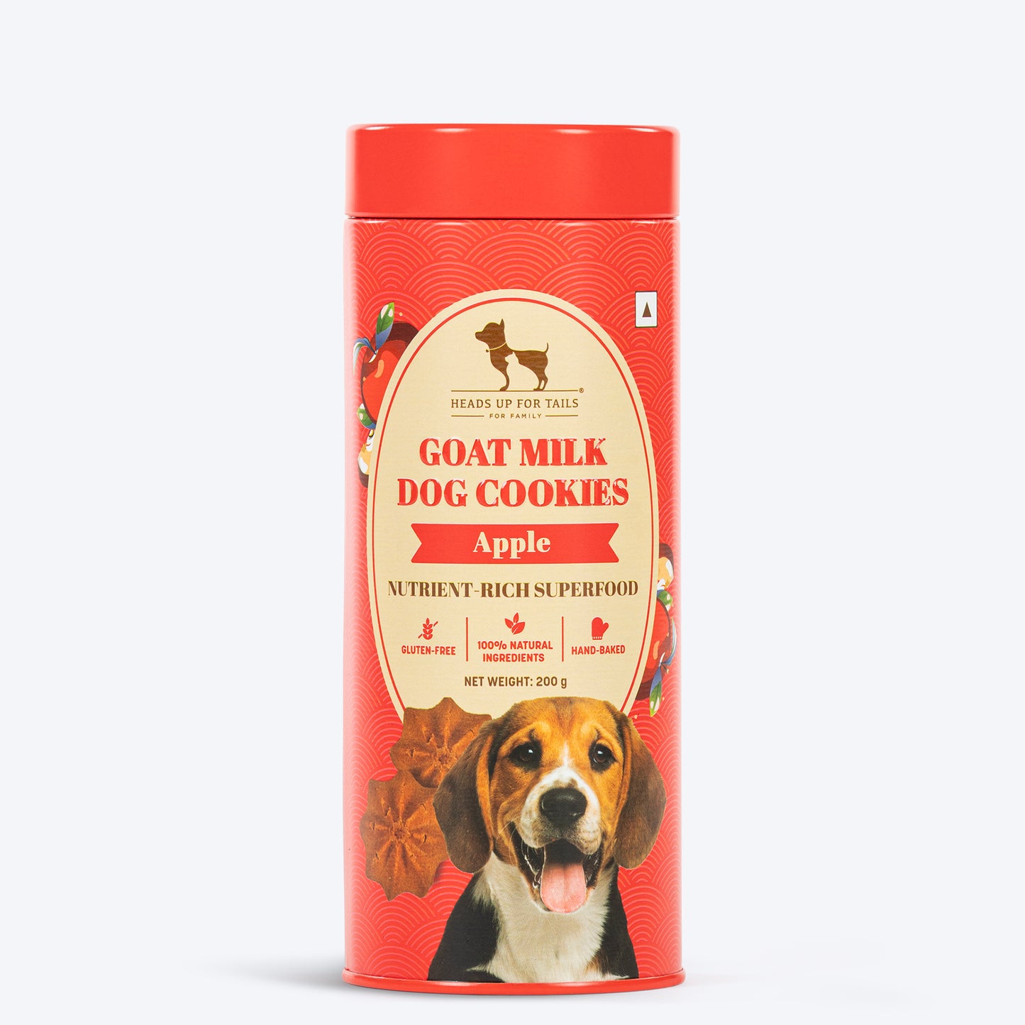 HUFT Goat Milk Dog Cookies - Apple - 200 g - Heads Up For Tails