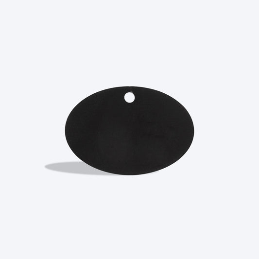 HUFT Personalised Dog & Cat Oval Shape Name Tag - Heads Up For Tails