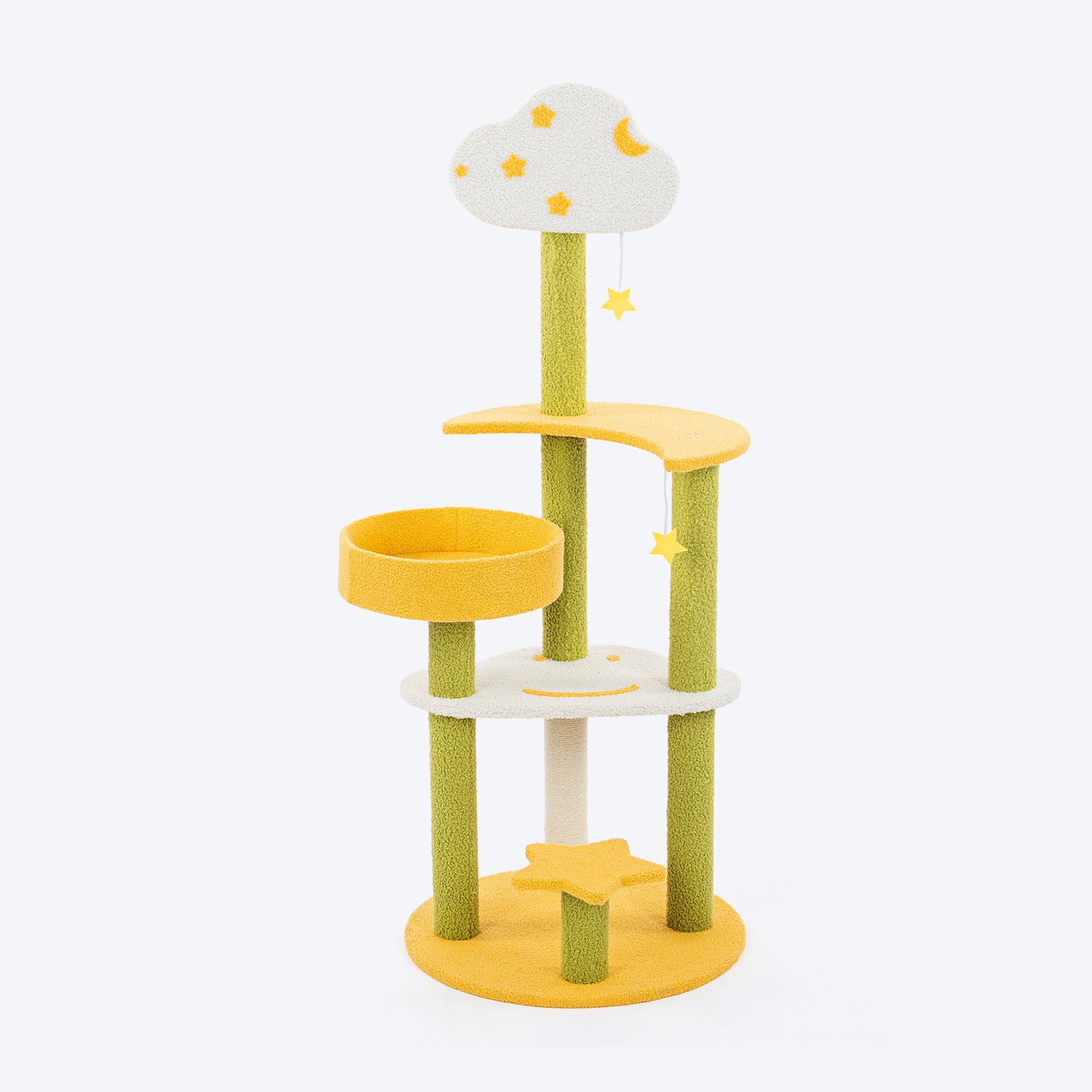 HUFT Twinkle Paw Multipurpose Cat Tree - Multicolor - Heads Up For Tails