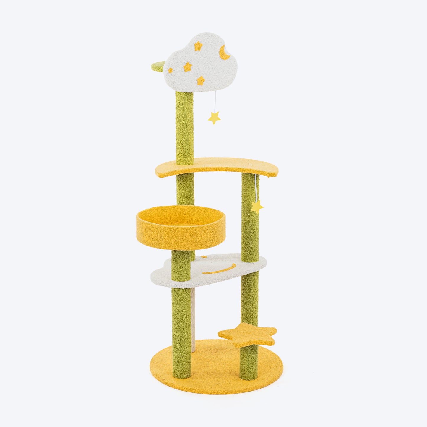 HUFT Twinkle Paw Multipurpose Cat Tree - Multicolor - Heads Up For Tails