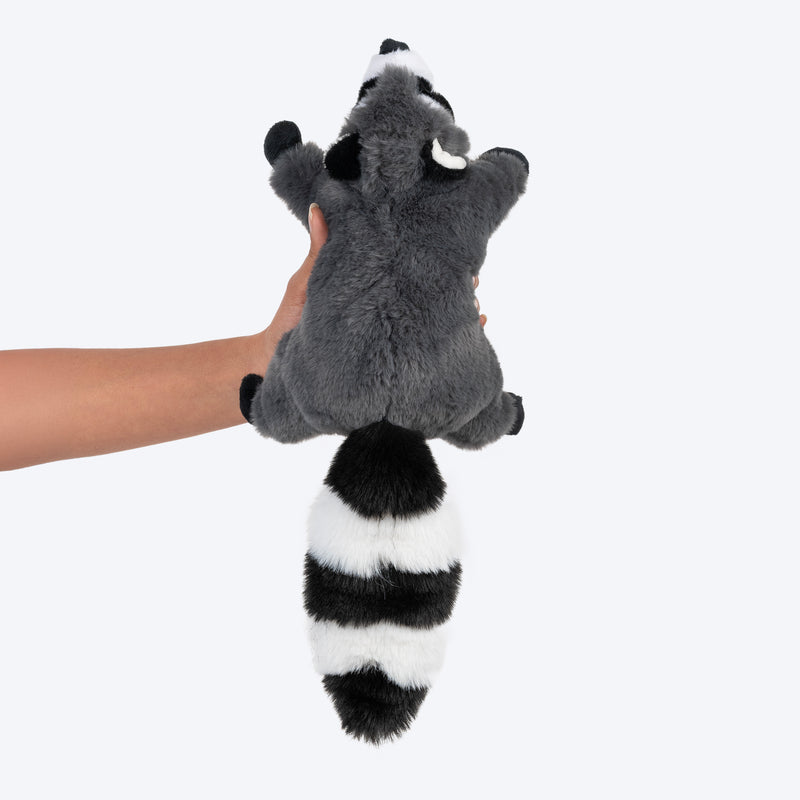 HUFT Wild Ricky Squeaky Plush Toy For Dog - Grey - Heads Up For Tails