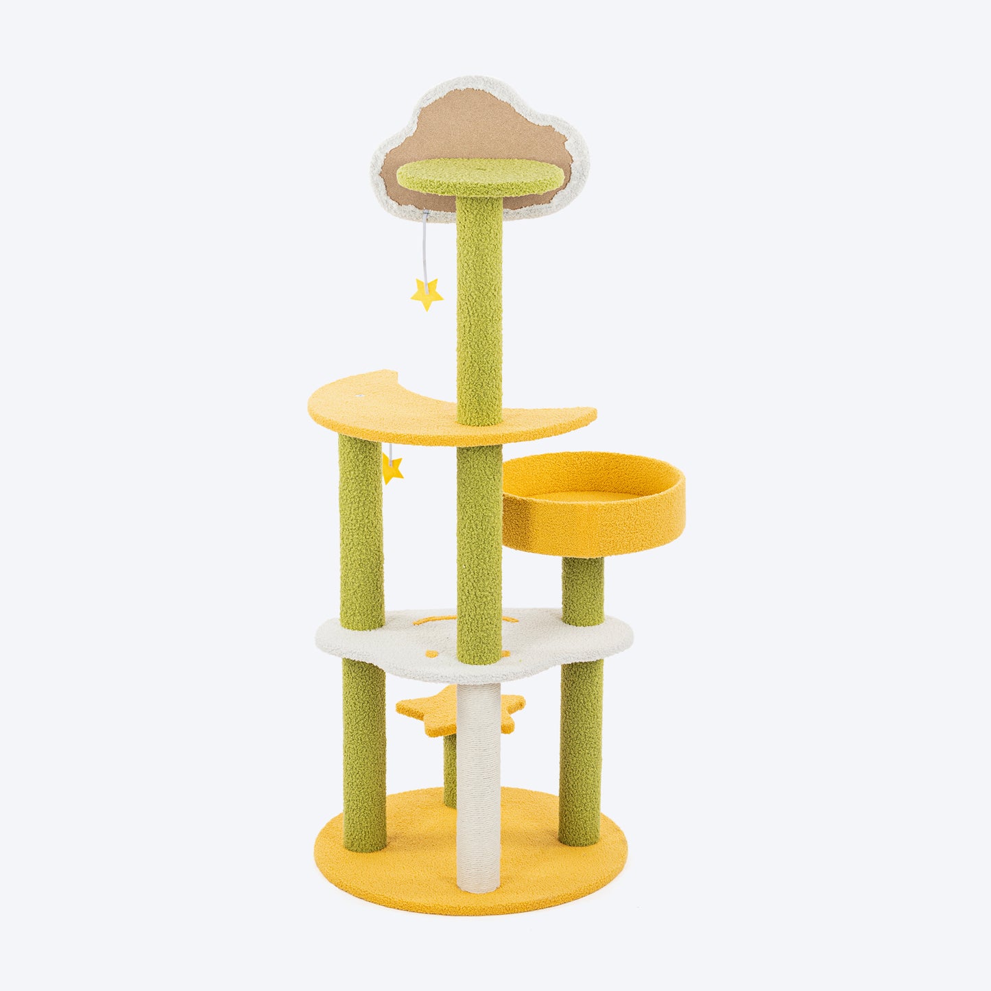 HUFT Twinkle Paw Multipurpose Cat Tree - Multicolor - Heads Up For Tails