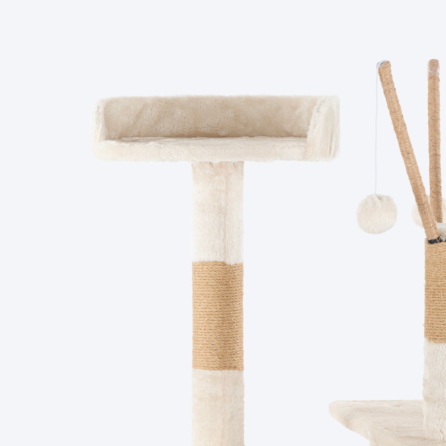 HUFT Purrch Paradise Multipurpose Cat Tree - Beige - Heads Up For Tails