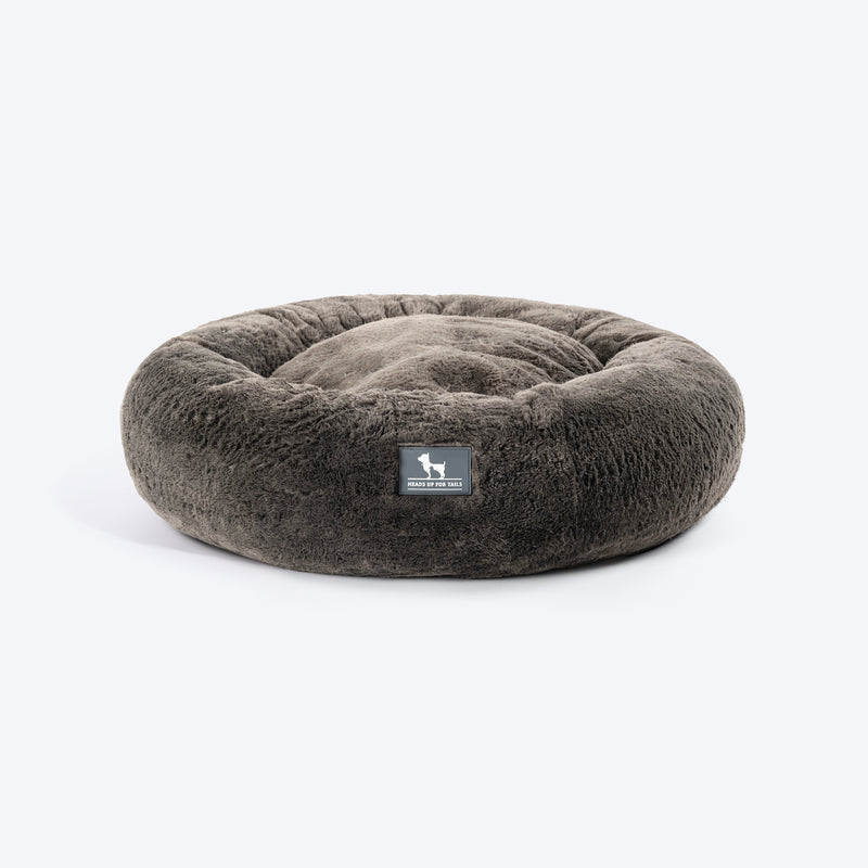 HUFT Jumbo Donut Bed For Dog - Dark Grey (Made to Order) - Heads Up For Tails