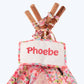 HUFT Personalised Fresh Blooms Teepee Tent For Dogs & Cats - Pink - Heads Up For Tails