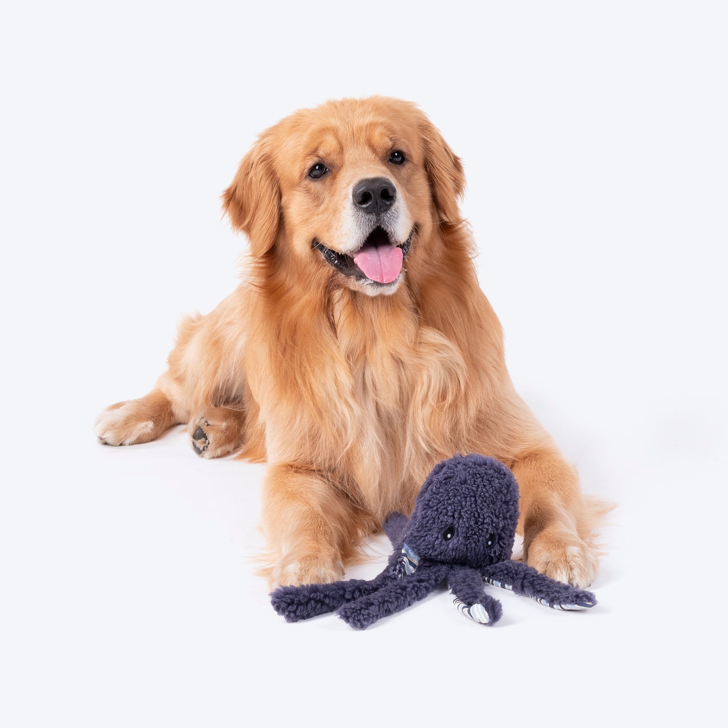 HUFT Plushtopus Squeaky Fur Toy For Dogs - Heads Up For Tails