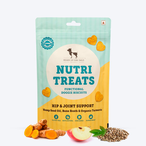 HUFT Nutri Treats For Dogs - Hip & Joint Support - 150 g - Heads Up For Tails