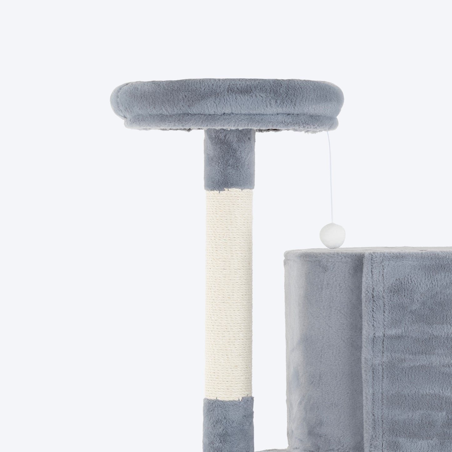 HUFT Meowtrix Tower Multipurpose Cat Tree - Grey - Heads Up For Tails