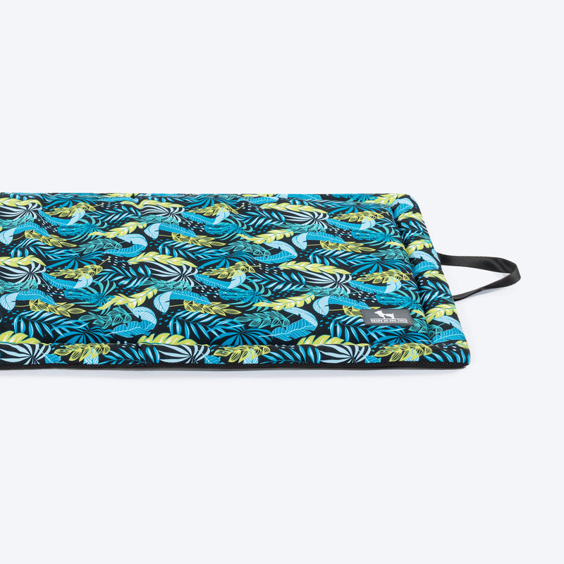 HUFT Luminous Leaves Mat Dog & Cat - Navy - Heads Up For Tails