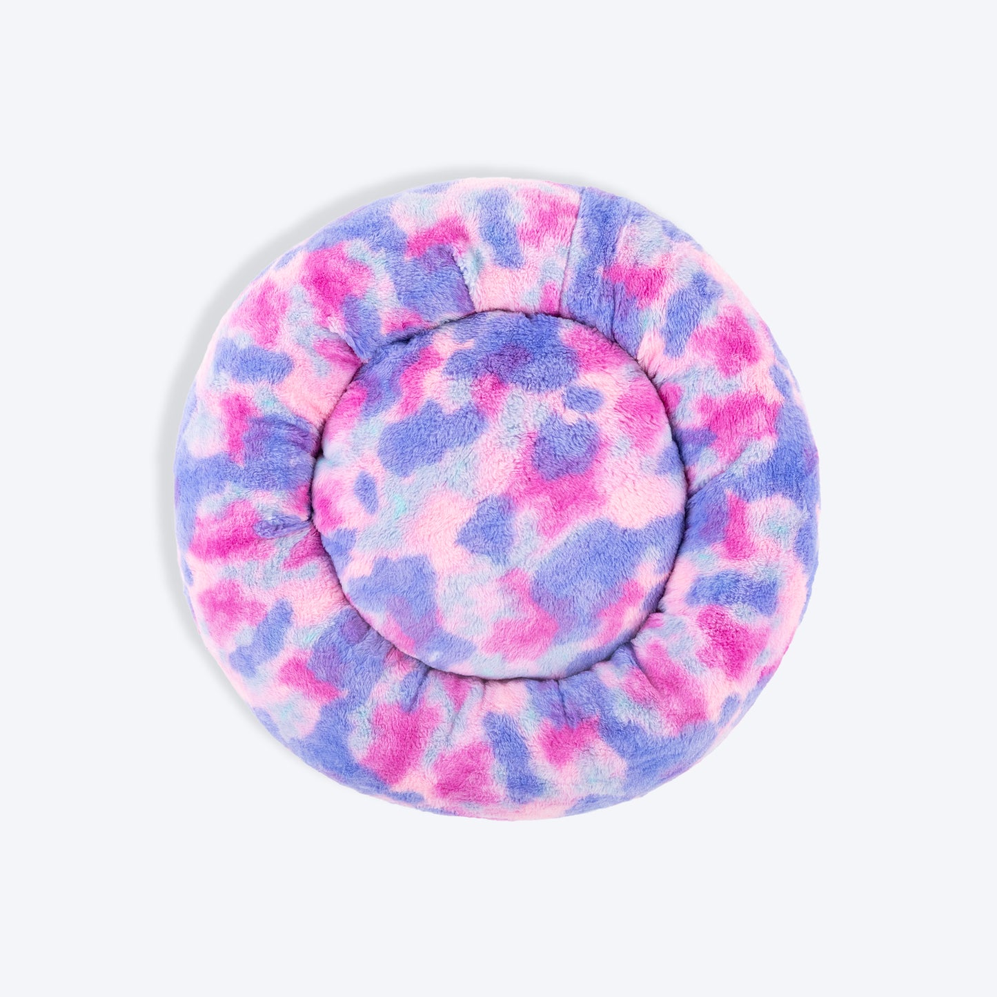HUFT Furry Bliss Cuddle Bed For Cat & Puppy - Multicolor - Heads Up For Tails