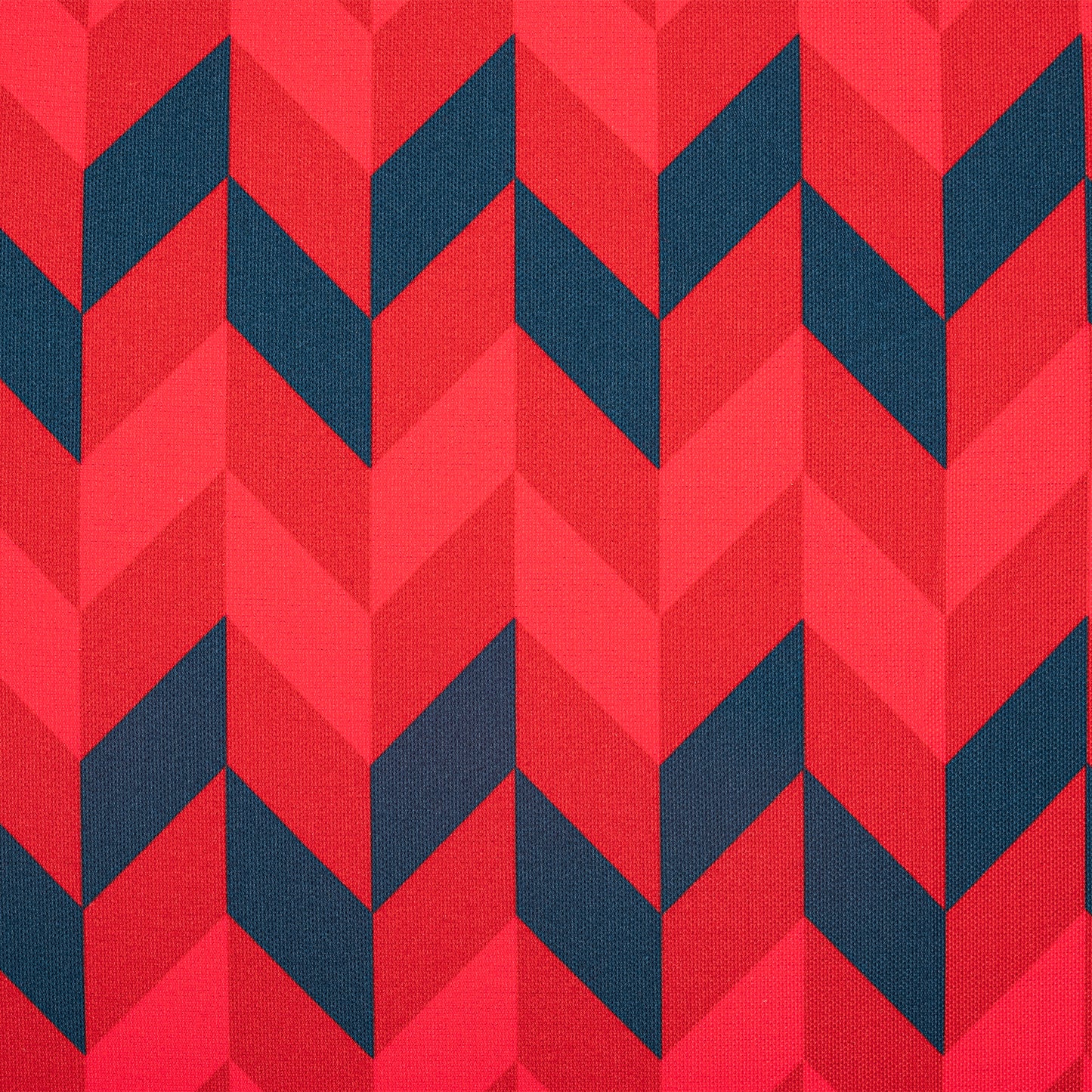 HUFT Geometric Groove Lounger Dog Bed - Red & Blue - Heads Up For Tails