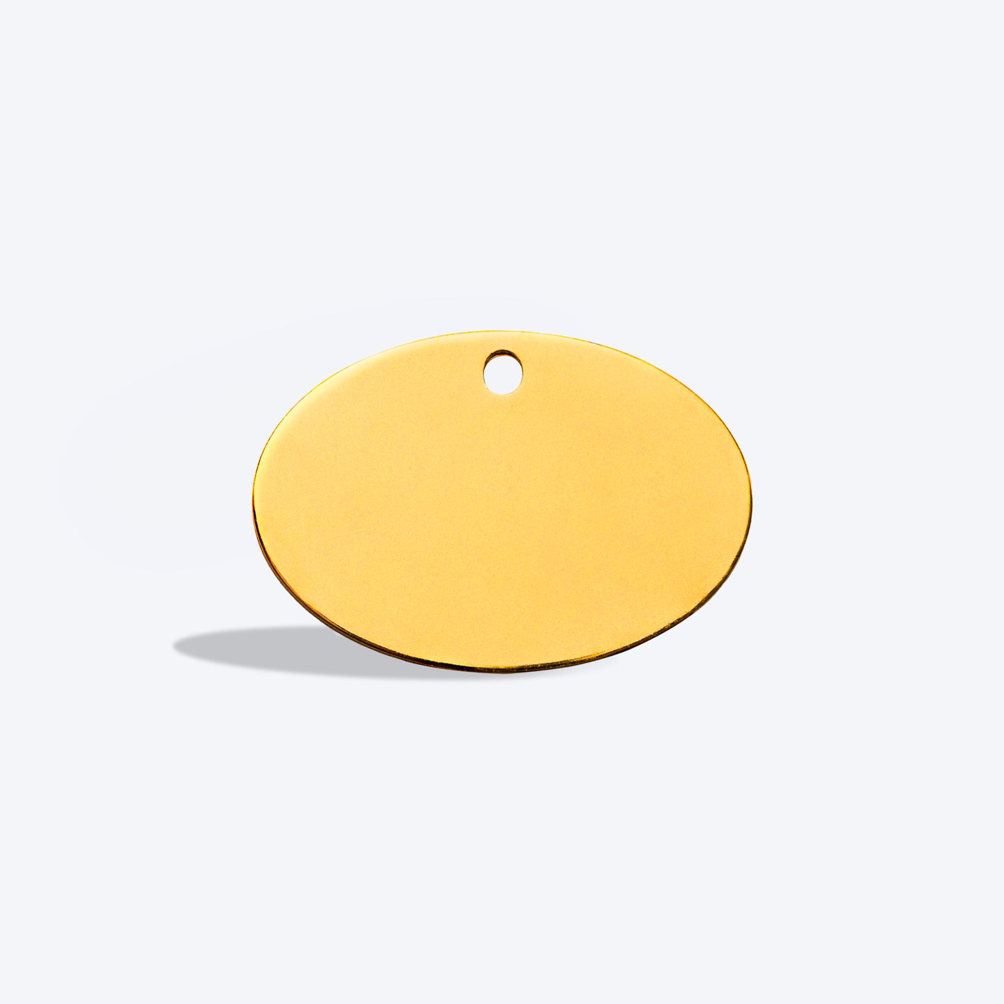 HUFT Personalised Dog & Cat Oval Shape Name Tag - Heads Up For Tails