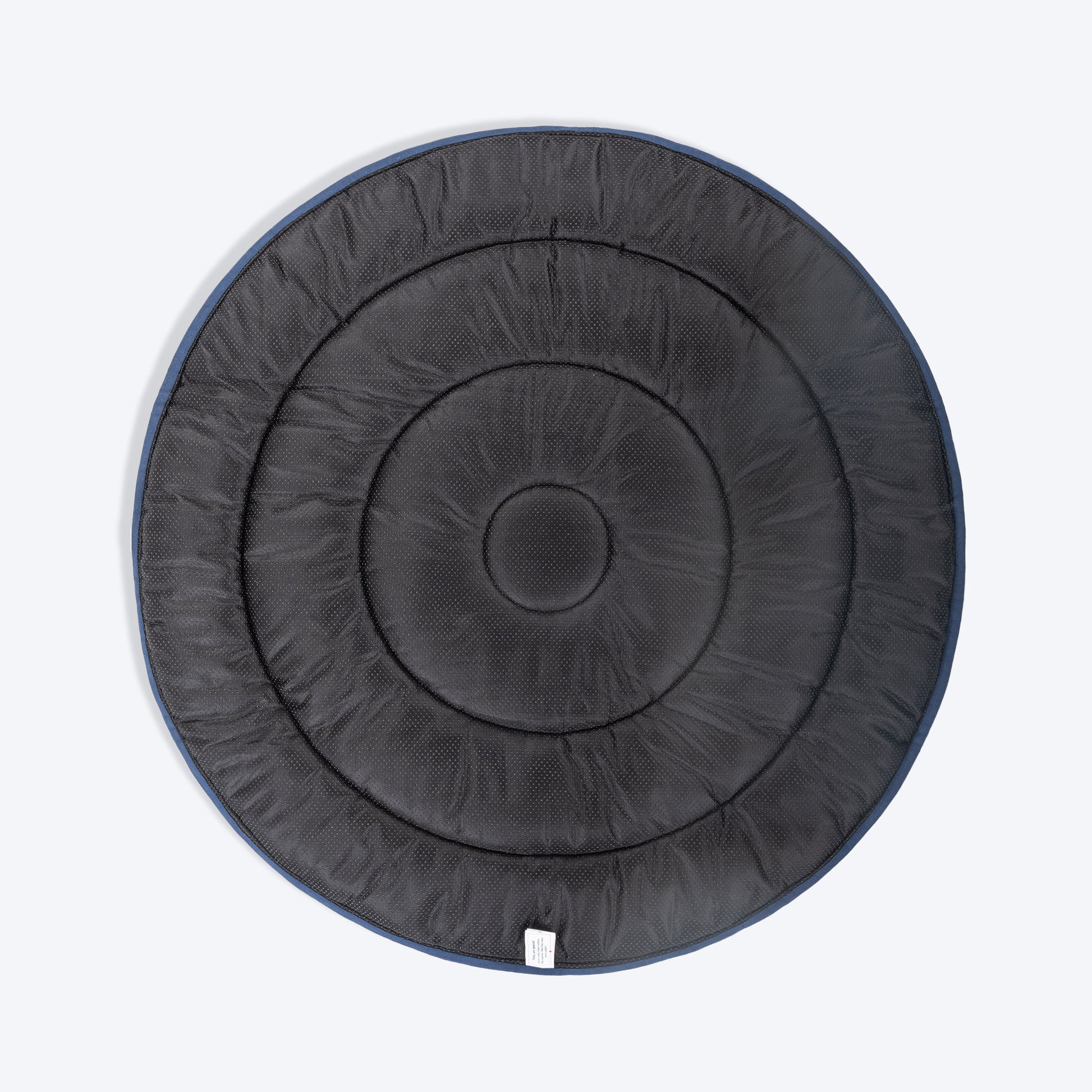 HUFT Embracing Heart Circular Mat For Dog & Cat - Navy - Heads Up For Tails