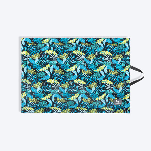 HUFT Luminous Leaves Mat Dog & Cat - Navy - Heads Up For Tails