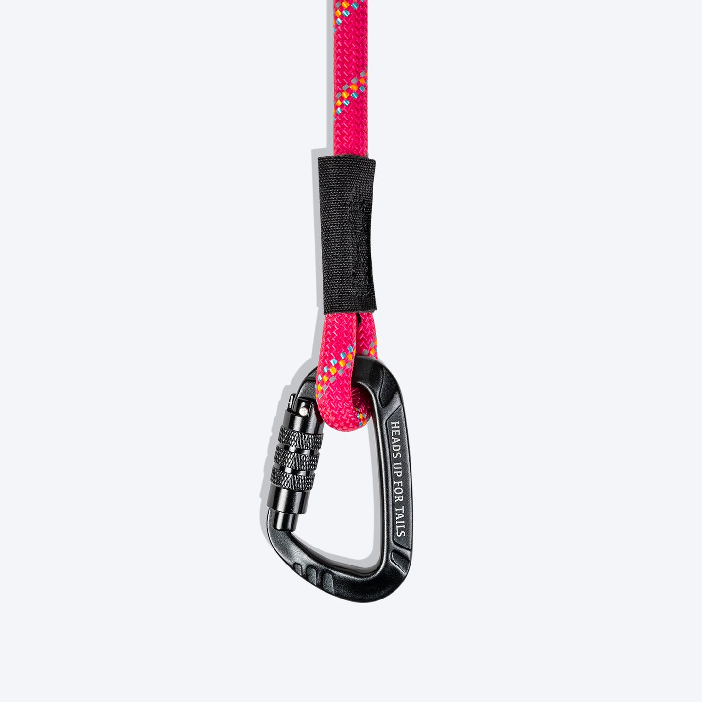 HUFT Rope Dog Leash With Carabiner - Magenta Pink_05