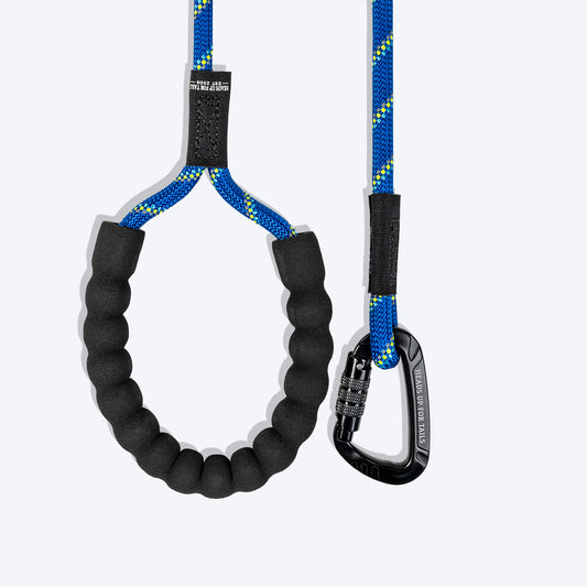 HUFT Rope Dog Leash With Carabiner - Royal Blue - Heads Up For Tails