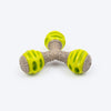 HUFT Triple Treat Chew Toy For Dog - Green - Heads Up For Tails