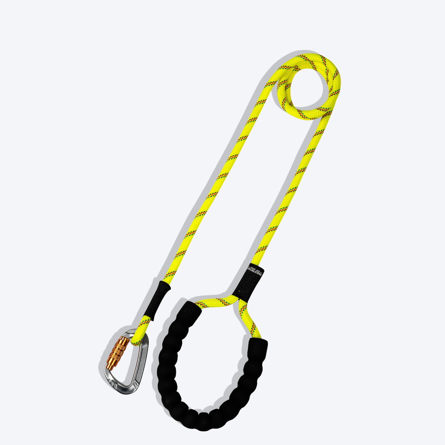 HUFT Rope Dog Leash With Carabiner - Neon Lime Green - Heads Up For Tails