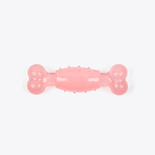 HUFT Candy Bone Chew Toy For Dog - Pink - Heads Up For Tails