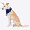 HUFT Bandhani Breeze Knot Bandana For Dog - Blue - Heads Up For Tails