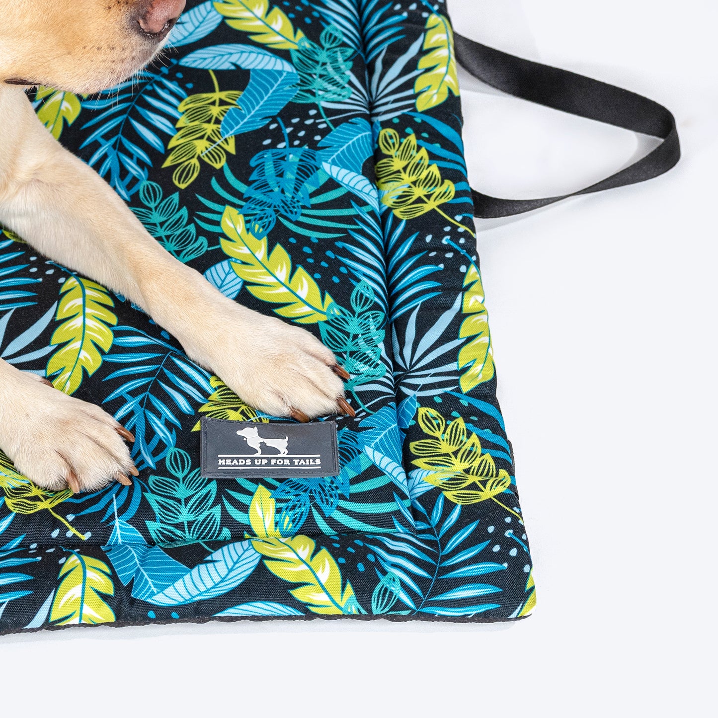 HUFT Luminous Leaves Mat Dog & Cat - Navy - Heads Up For Tails