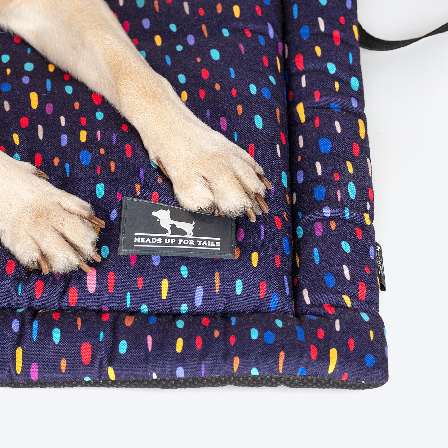 HUFT Sprinkle Drizzle Mat For Dog & Cat - Navy - Heads Up For Tails