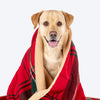 HUFT Holiday Plaid Blanket For Dog & Cat - Red_04