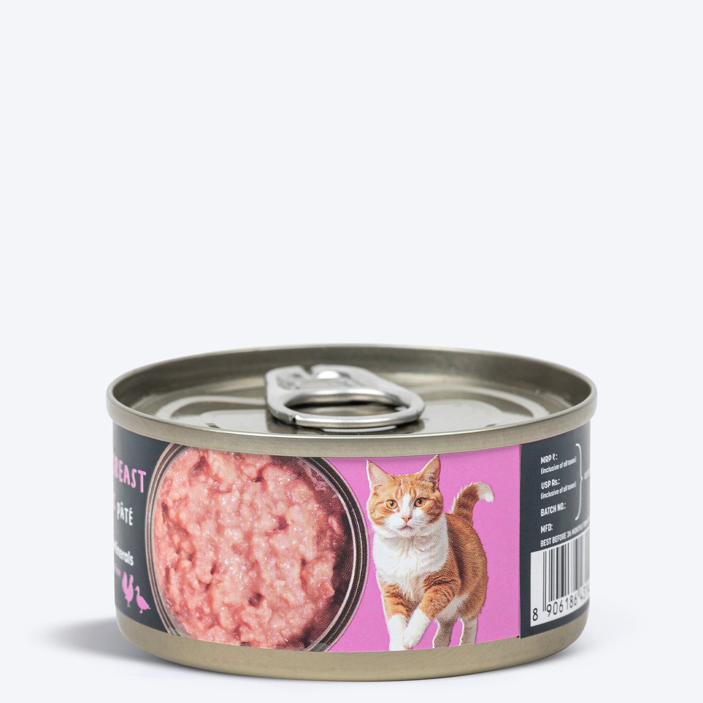 Meowsi by HUFT Chicken Breast With Duck Pate Canned Cat Wet Food - 80 gm - Heads Up For Tails
