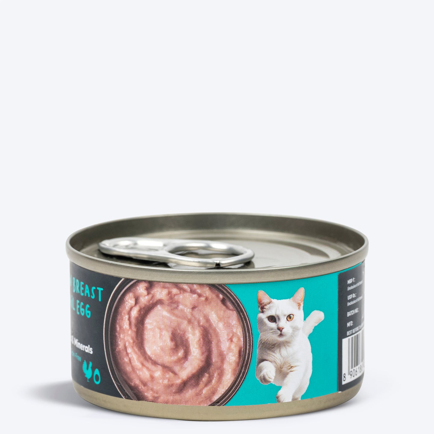 Meowsi by HUFT Chicken Breast With Quail Egg Mousse Canned Cat Wet Food-80 gm - Heads Up For Tails