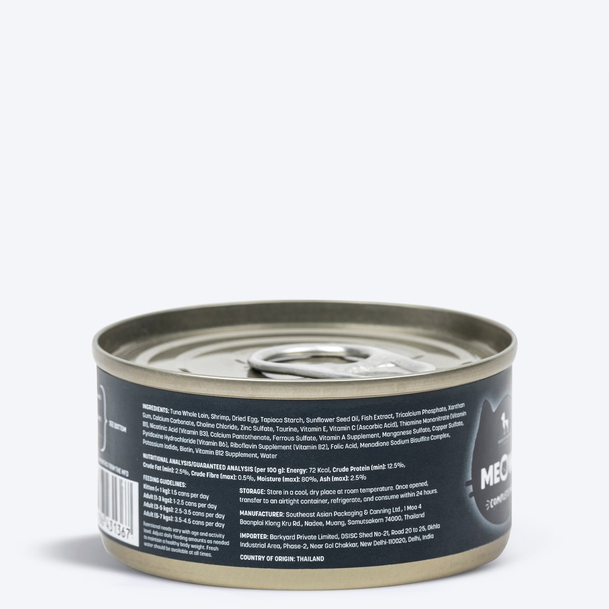Meowsi by HUFT Tuna & Shrimp Mousse Canned Cat Wet Food - 80 gm - Heads Up For Tails