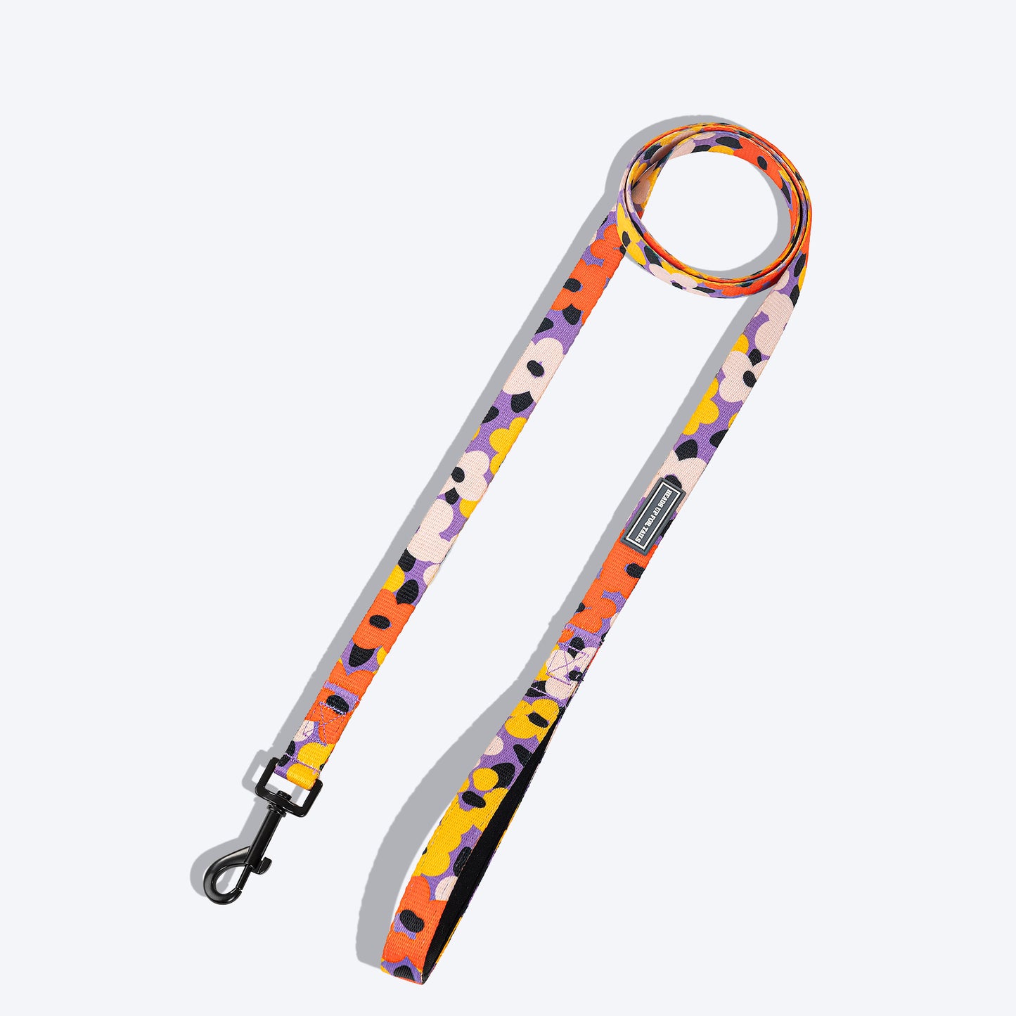 HUFT Misfit Meadow Printed Dog Leash - Purple_04