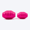 Dash Dog Rugby Roller Chew Toy For Dog - Pink - Heads Up For Tails