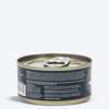 Meowsi by HUFT Chicken Breast with Duck in Broth, 80 gm can, features a pull-tab lid and a mix of shredded meat.