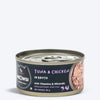 Meowsi by HUFT Tuna & Chicken in Broth Canned Cat Wet Food, 80 gm, with vitamins and minerals, grain-free.