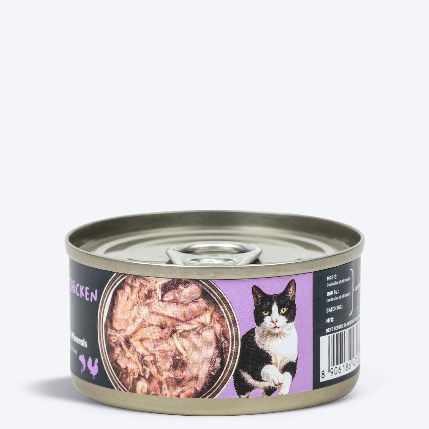 Meowsi By HUFT Tuna & Chicken In Broth Canned Cat Wet Food - 80 gm - Heads Up For Tails