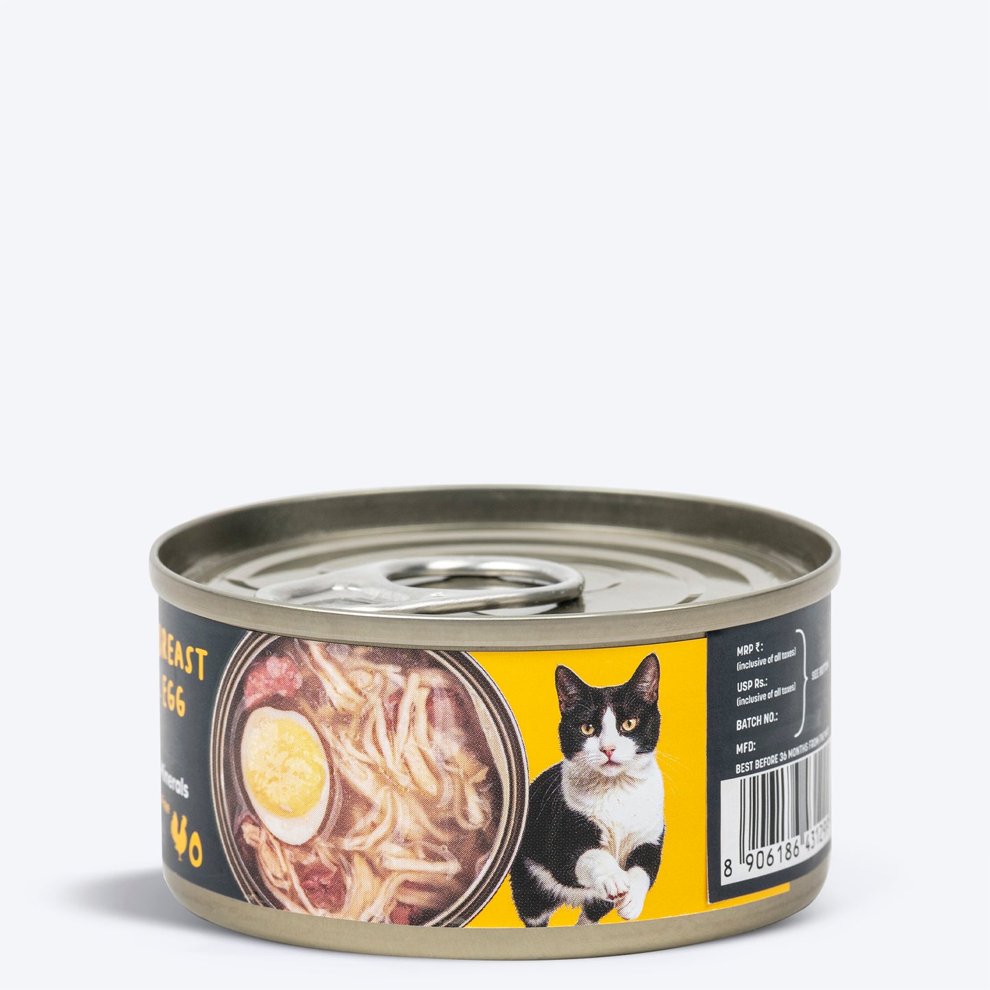 Meowsi by HUFT Chicken Breast With Quail Egg In Broth Canned Cat Wet Food-80 gm - Heads Up For Tails