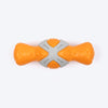 Dash Dog Super Chompster Chew Toy For Dog - Orange & Grey - Heads Up For Tails