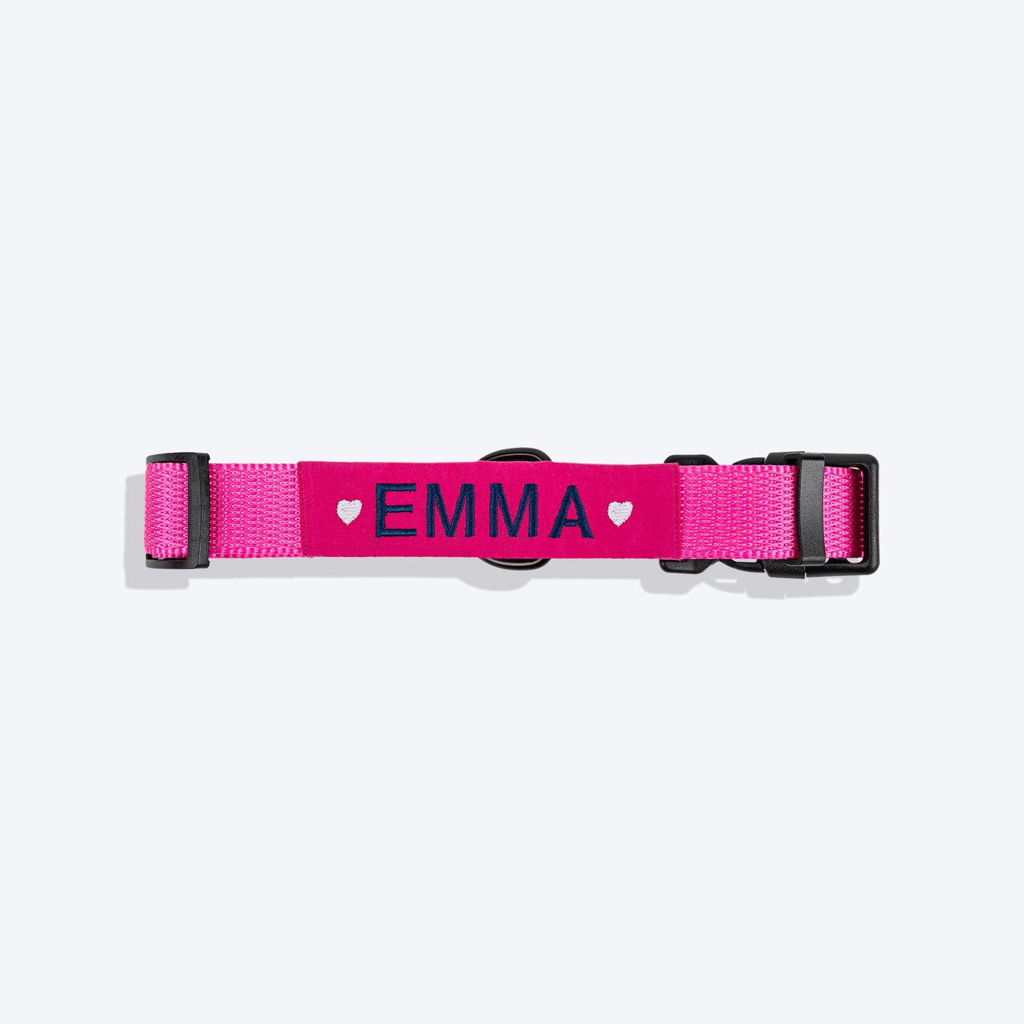 HUFT Personalised Basics Dog Collar - Pink - Heads Up For Tails